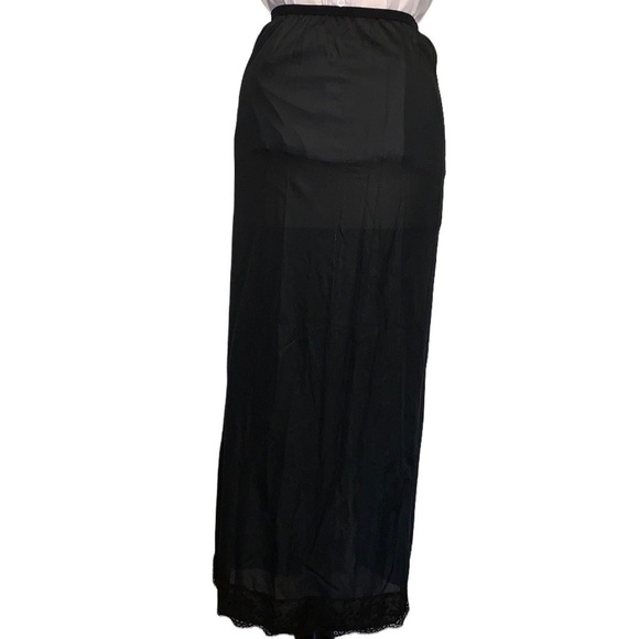 Vintage Other - Pinehurst Black Maxi Half Slip Vintage
